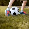 Boy Playing With Soccer Ball